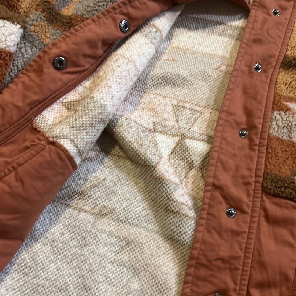 Women's Multicolor Patterned Jacket - Picture 3 of 3